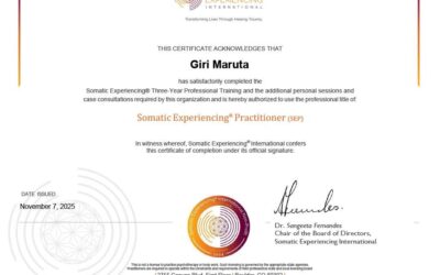 SEP(ソマティックエクスペリエンシング・プラクティショナー)になりました