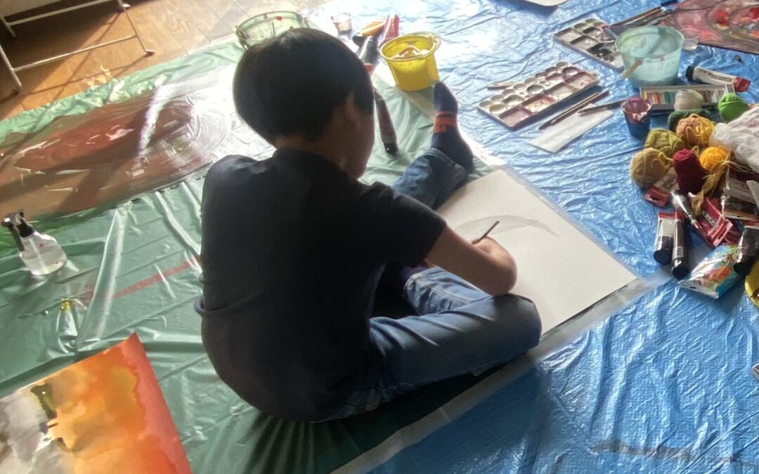 ４／２９祝日　ペインティング開催